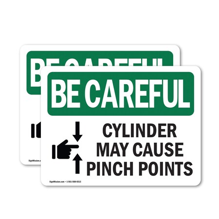 Signmission Safety Culture Sign, 14 in Width, Vinyl Decal, Rectangle OS-2PACK-BC-D-1014-L-10072